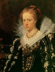 Jacqueline van Caestre, Jean-Charles de Cordes feleségének portréja (olaj, fa)